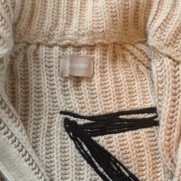 Zadig & Voltaire Beige Women's Cardigan - Picture 5 of 6